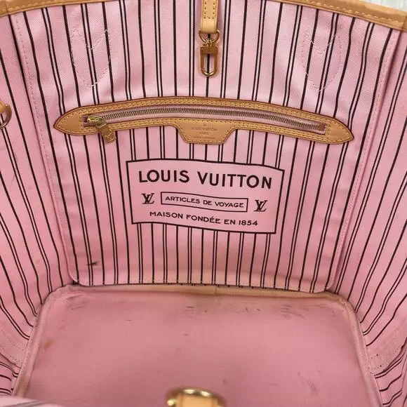 💎✨DISCONTINUED INTERIOR✨💎 Neverfull MM Monogram Canvas Tote Bag - Picture 9 of 9